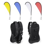 Sac à Dos Drapeau Heldex en Aluminium et Polyester - Objet publicitaire AVEC ou SANS lo...