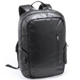 Sac à Dos Merlak en Polyester et Similicuir - Objet publicitaire AVEC ou SANS logo - Ca...