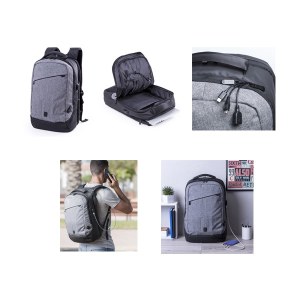 Sac à Dos Power Bank Briden en Nylon - Objet publicitaire AVEC ou SANS logo - Cadeau cl...