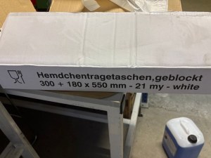 Sac plastique biodégradable