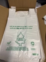 Sac plastique biodégradable