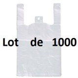 Sac bretelle 35 cm de large 50 cm de hauteur plastique poubelle (Prix des 1000 sacs )