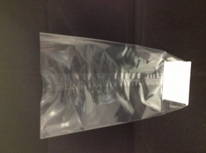 Sachet plastique OPP 140X300mm avec fond pour confiseries/pâtisseries