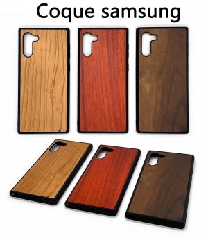 Lot de coque en bois Iphone et Samsung