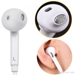 Écouteurs filaire Kit Mains Libres Earpods universels blanc pour Apple iPhone X