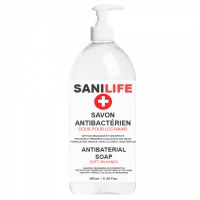 Savon liquide antibactérien pour les mains