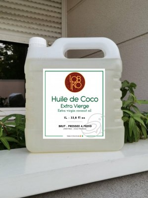Vente d'huile de coco en vrac et semi gros