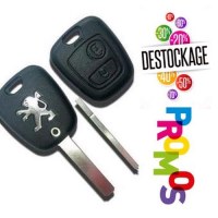 Plip télécommande pour peugeot 2 boutons