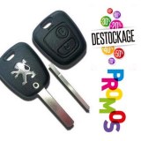 Plip télécommande pour peugeot 2 boutons