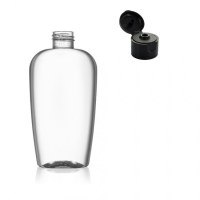 Flacon vide PET 125ml avec bouchon