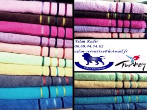 Serviettes 100% cotton