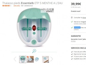 Thalasso Bain de pieds soin des pieds Essentiel B