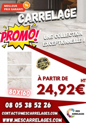 Carrelage 80x160 - Mat et Brillant - Berlin Belgium