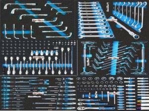 NOUVEAUTE Servante d'ateliers RACING 7/7 581 PCS BLEU KRAFTMULLER