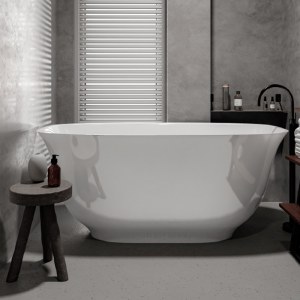 Baignoire céramique/marbre coulé - Stellameubles