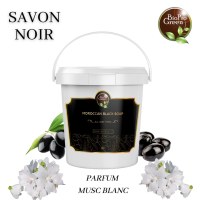 SAVON NOIR PARFUM MUSC BLANC