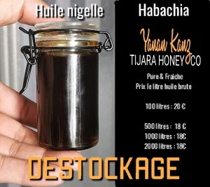 DESTOCKAGE HUILE HABBACHIYA