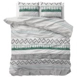 "Scally" Set 2/3 pcs Parure de Lit Coton Mélangé Housse de Couette+Taie d'Oreiller