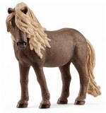 SCHLEICH ISLAND PONY JUMENT MARRON FONCÉ 12CM (SANS CODE-BARRES)