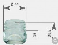 Matériel Apiculture - 400 petit pots couvercle or