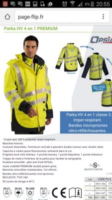 Parka osilan premium 4 en 1
