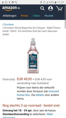 Lot parfum l'occitane