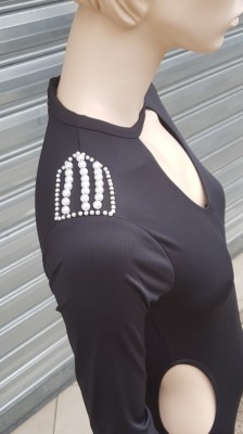 Combinaison moulante perlé haut de gamme