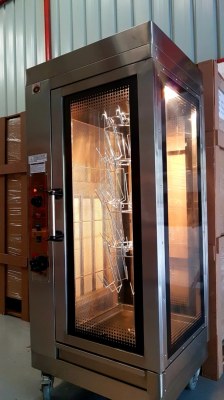 Rotissoire Pro Chromé Verticale 24 poulets neuve garantie