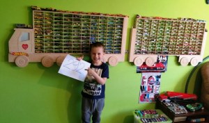 Toy Car Storage 110 sections, Shelf, Garage for Hot Wheels, Matchbox Toy Cars,