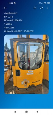 Lot chariots élévateurs et autre