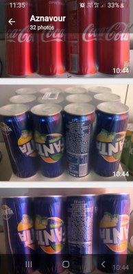 GROSSISTE COCA FANTA SPRITE 33CL 1L 1.5L A L ANNEE