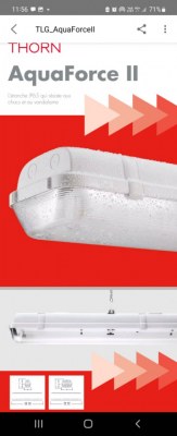 Reglettes étanches ip 65 Thorn