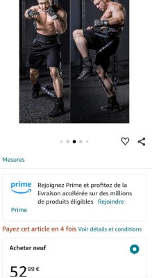 Lot de bandes de résistance pour entraînement de boxe MMA...