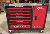 RED Stahlbär 6/7 JUMBO Heavy-Duty Tool Trolley with many tools