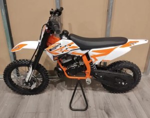 Koshine Mini Dirtbike | 49 CC | White/Orange | Now in Stock in Our Warehouse in Holland!!