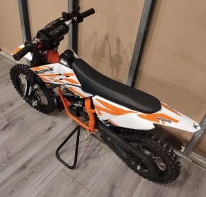 Koshine Mini Dirtbike | 49 CC | White/Orange | Now in Stock in Our Warehouse in Holland!!
