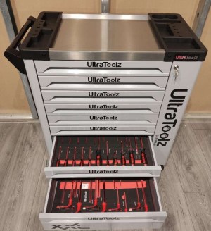 Ultratoolz Pro+ Tool Trolley XXL (292 pcs) | Matte White | Now Available in Holland!!!