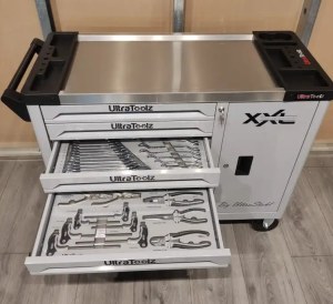 Ultratoolz Professional Tool Trolley XXL (Six Tray) | 287 PCS | Light Grey | Now in Sto...