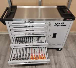 Ultratoolz Professional Tool Trolley XXL (Six Tray) | 287 PCS | Light Grey | Now in Sto...