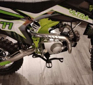 Ultramotocross Kids Dirt Bike | "Raptor Green 77" | Petrol engine