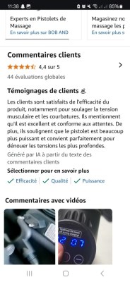 Lot de pistolet de massage