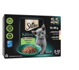 SHEBA KITTEN EN SAUCE SELECTION MIXTE 12X85G