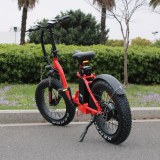 750w/48v Two Seater Fat Tire Folding Electric Bicycle Ebike Scooter