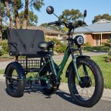Off-Road for Seniors 200kg Load 24 Inch Fat Tire Electric Tricycle