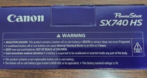 Canon PowerShot SX740 HS 20.3MP 4K Digital Camera