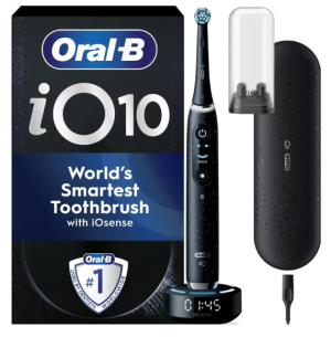 Oral-B iO10 Édition Spéciale Noire – Brosse à Dents Électrique Connectée