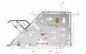 Lot complet mobilier en bois - retail - supermarché