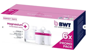 BWT Magnesium Water Filter – Pack promotionnel de 6 filtres à eau magnésium
