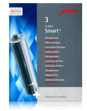 JURA Pack de 3 Cartouches Filtrantes CLARIS Smart+