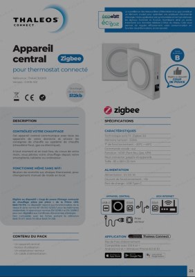 Lot 400 pièces — Thermostats connectés & appareils centraux Zigbee, neufs avec facture...